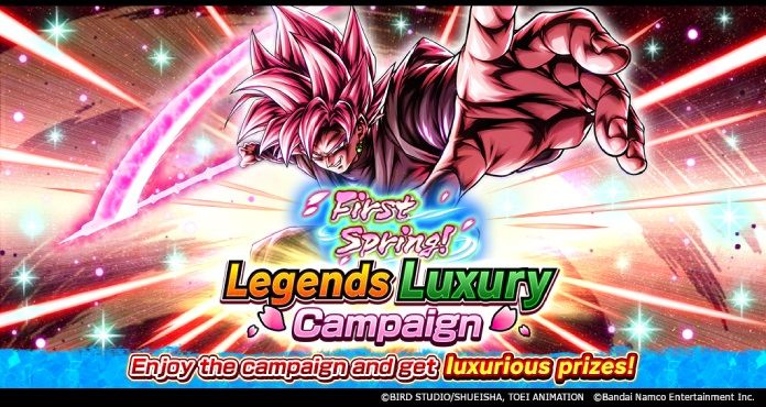 ¡ ¡Dragon Ball Legends lanza ULTRA Super Saiyan Rosé Goku Black!! ¡Comienza la campaña "Primera primavera! Legends de lujo"!